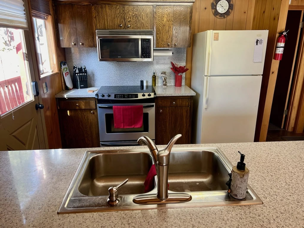 Fully stocked kitchen