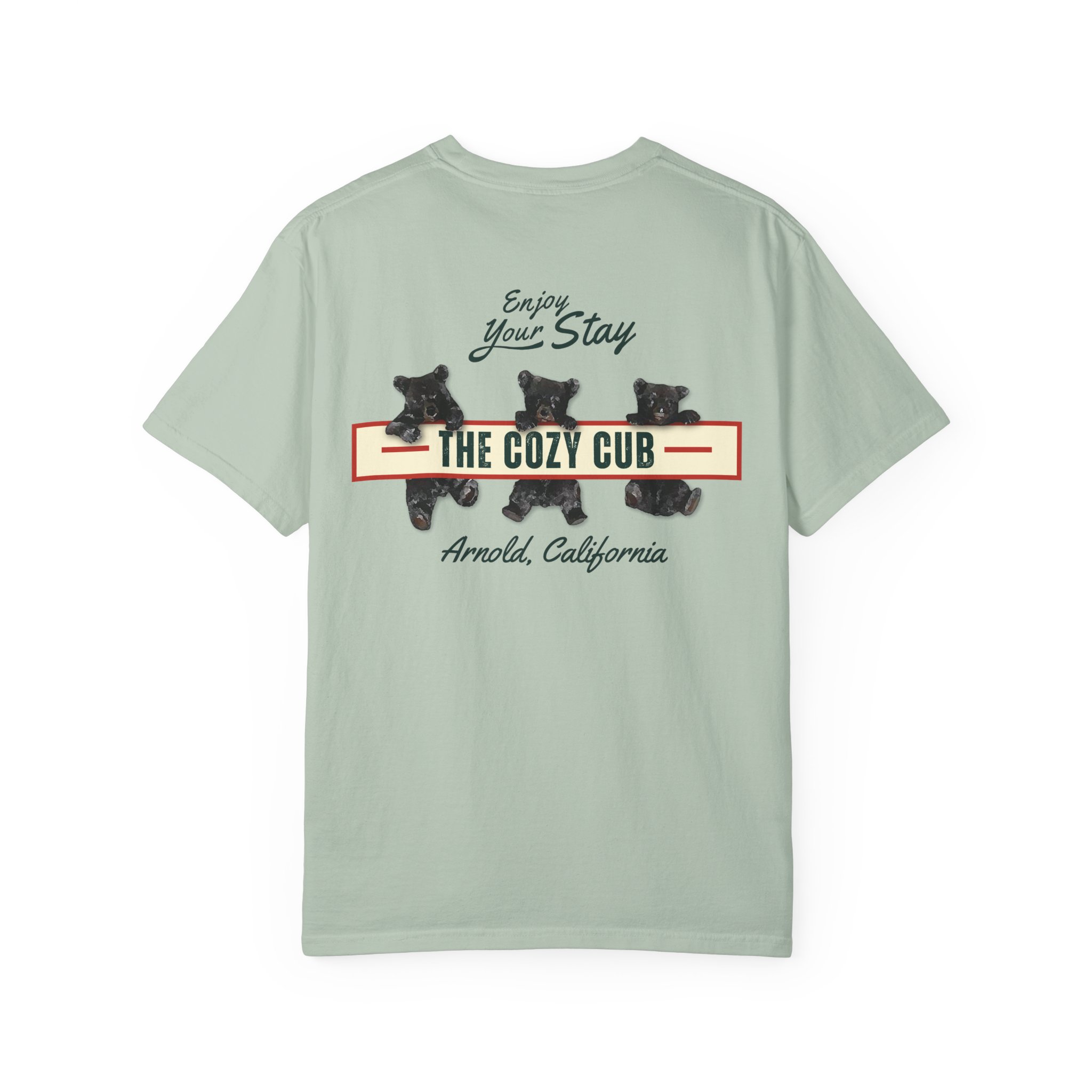 Cozy Cabin Bear T-Shirt: Perfect for Outdoor Adventures, Travel, Gift for Hiking Lovers, Nature Retreats, Vacation Wear