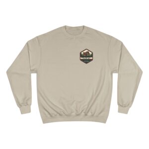 Cozy Lodge Champion Sweatshirt with Bear Design - Unique Gift for Lodge Lovers, Winter Apparel, Travel Souvenir, Outdoor Fun, Casual Wear