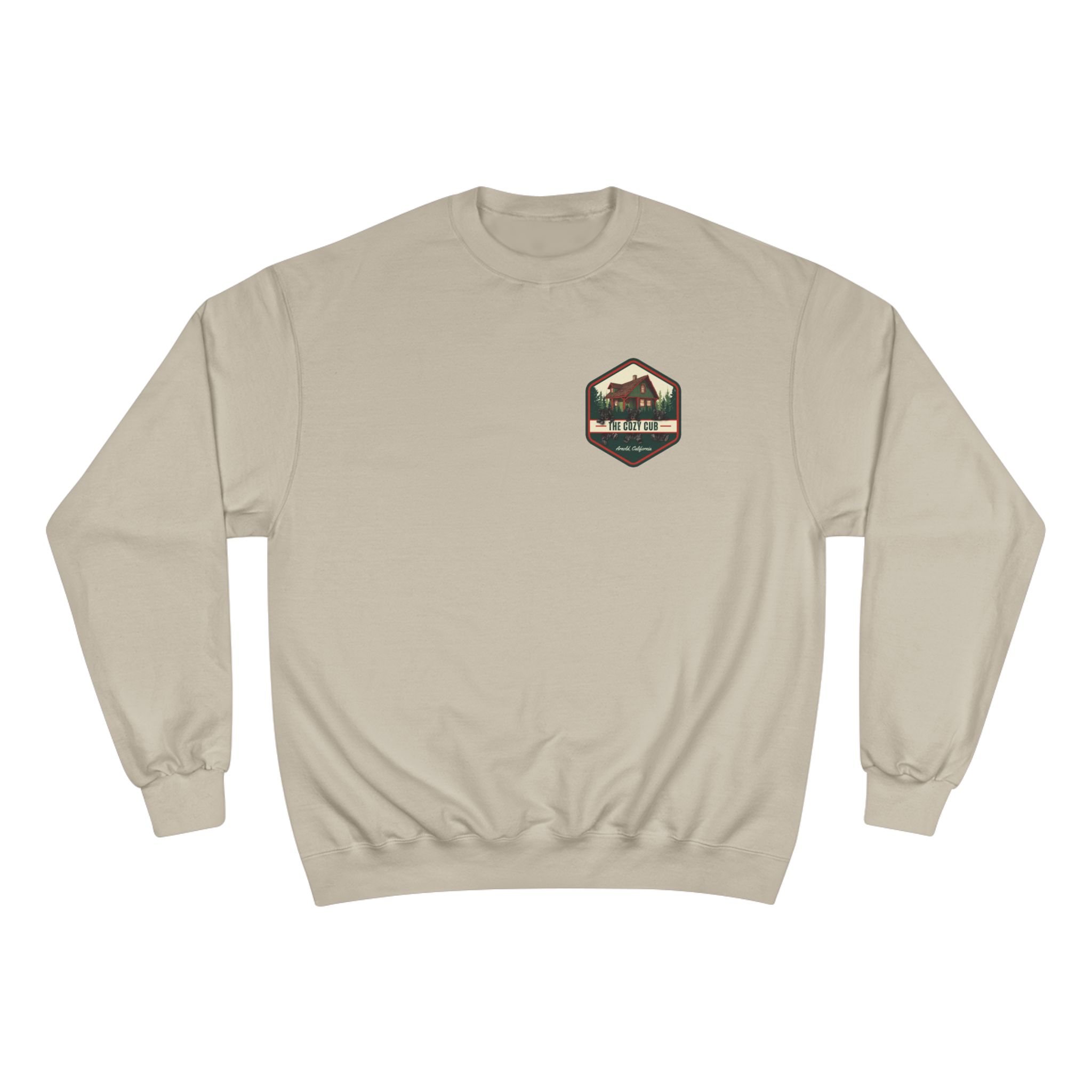 Cozy Lodge Champion Sweatshirt with Bear Design – Unique Gift for Lodge Lovers, Winter Apparel, Travel Souvenir, Outdoor Fun, Casual Wear