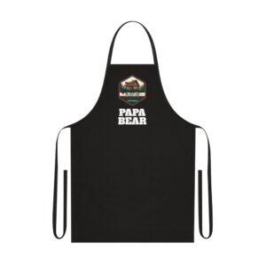 "PAPA BEAR" Apron | Gift for Dad, Chef Apron, Father's Day Gift, Kitchen Accessory, Cotton Apron