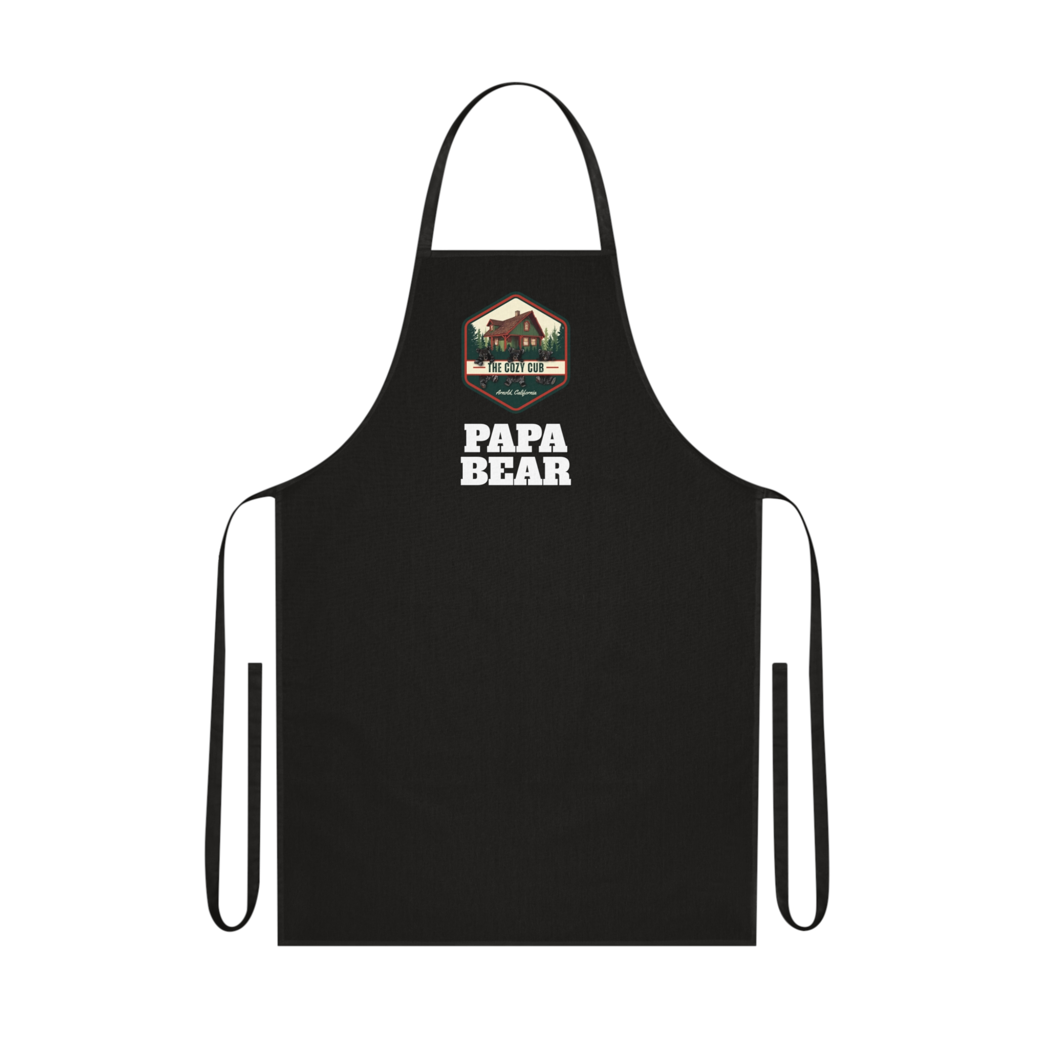 “PAPA BEAR” Apron | Gift for Dad, Chef Apron, Father’s Day Gift, Kitchen Accessory, Cotton Apron