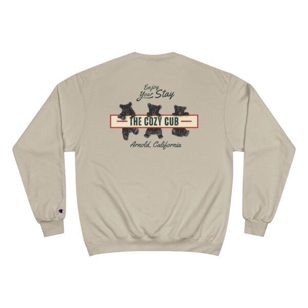 Cozy Lodge Champion Sweatshirt with Bear Design - Unique Gift for Lodge Lovers, Winter Apparel, Travel Souvenir, Outdoor Fun, Casual Wear - Image 2