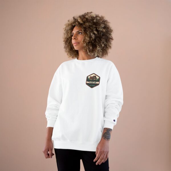 Cozy Lodge Champion Sweatshirt with Bear Design - Unique Gift for Lodge Lovers, Winter Apparel, Travel Souvenir, Outdoor Fun, Casual Wear - Image 8