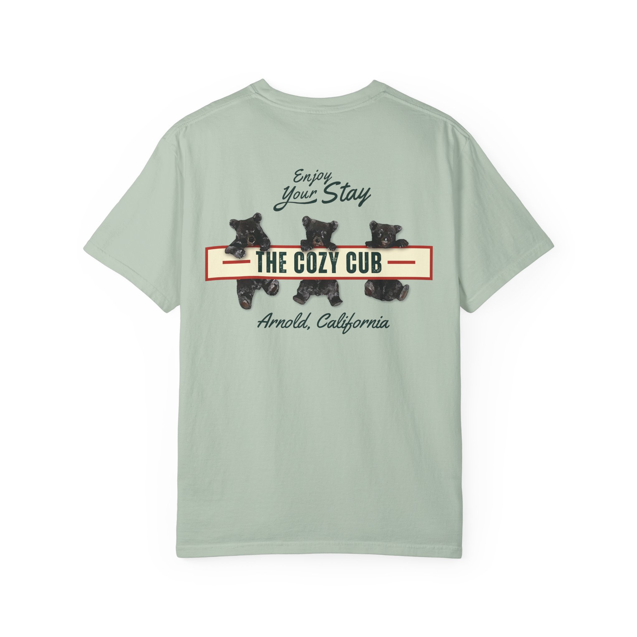 Cozy Cabin Bear T-Shirt | Perfect for Outdoor Adventures, Travel, Gift for Hiking Lovers, Nature Retreats, Vacation Wear