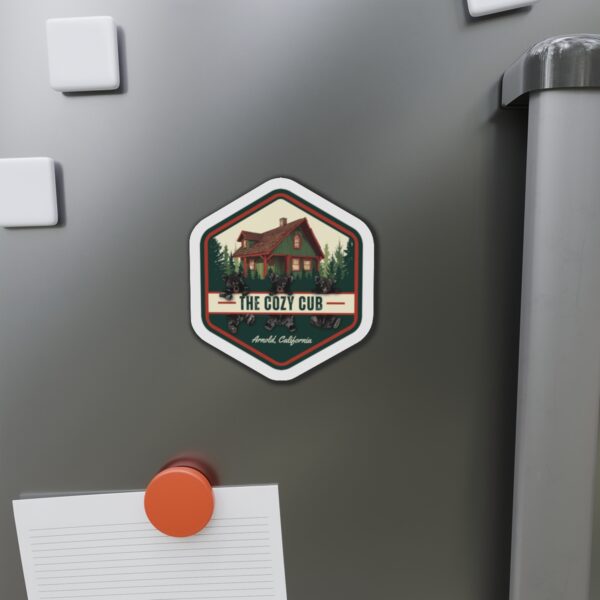 Die-Cut Magnet | Rustic Home Decor, Nature Lover Gift, Cabin Vibes, Bear-Themed Kitchen - Image 2