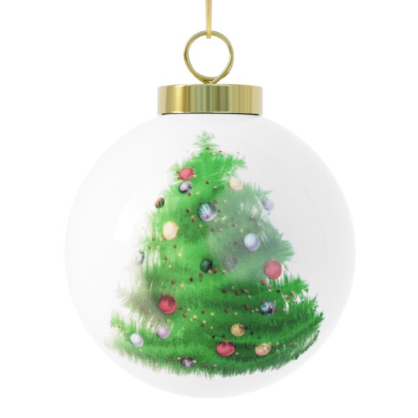 Cozy Cabin Christmas Ornament, Holiday Decor, Personalized Tree Decoration, Unique Gift for Christmas, Custom Ornament - Image 6