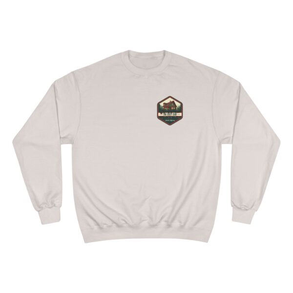 Cozy Lodge Champion Sweatshirt with Bear Design - Unique Gift for Lodge Lovers, Winter Apparel, Travel Souvenir, Outdoor Fun, Casual Wear - Image 9