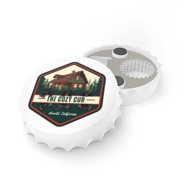 Cozy Cabin Bottle Opener | Rustic Barware, Camp Decor, Gift for Cabin Lovers, Home Bar Accessory, Housewarming Gift - Image 3