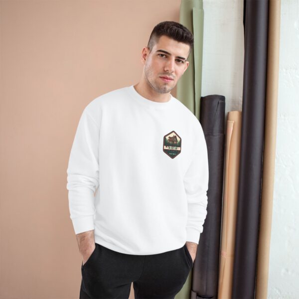 Cozy Lodge Champion Sweatshirt with Bear Design - Unique Gift for Lodge Lovers, Winter Apparel, Travel Souvenir, Outdoor Fun, Casual Wear - Image 7