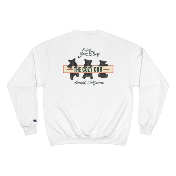 Cozy Lodge Champion Sweatshirt with Bear Design - Unique Gift for Lodge Lovers, Winter Apparel, Travel Souvenir, Outdoor Fun, Casual Wear - Image 6