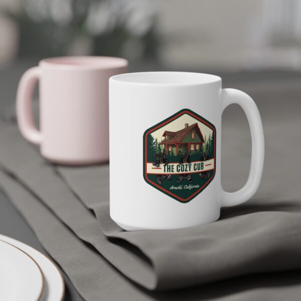 Cozy Cabin Ceramic Mug | Rustic Coffee Cup, Gift for Nature Lovers, Home Decor, Travel Souvenir, Camping Mug - Image 6