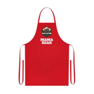 "MAMA BEAR" Cotton Apron, Gift for Mom, Chef Apron, Mother's Day Gift, Kitchen Accessory, Mama Bear Apron