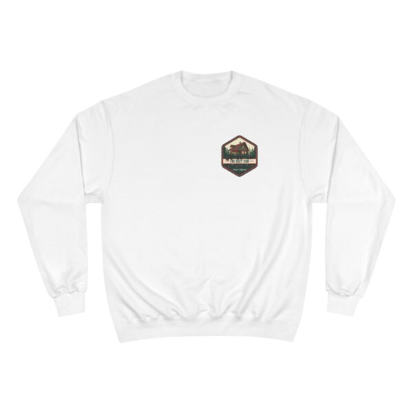 Cozy Lodge Champion Sweatshirt with Bear Design - Unique Gift for Lodge Lovers, Winter Apparel, Travel Souvenir, Outdoor Fun, Casual Wear - Image 5